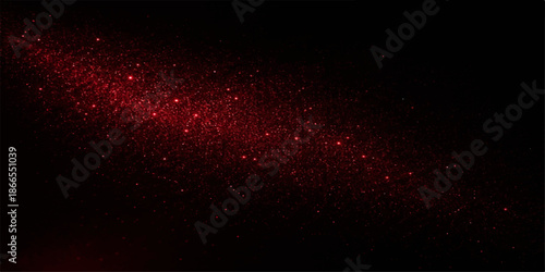 A vibrant red and black abstract background features a glowing motion wave of energy and light that resembles a dark fire flame or a cosmic star explosion in a magic space design
