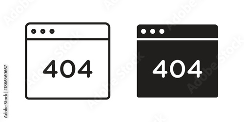 404 Error icons for Graphic Design Projects and web designs