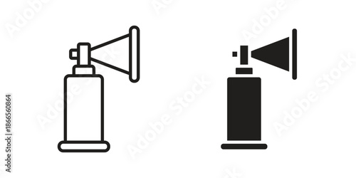 Air horn icons for Graphic Design Projects and web designs