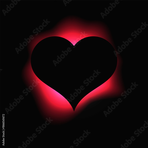 Heart illuminate light frame