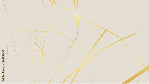 Gold Kintsugi crack pattern on whitish background