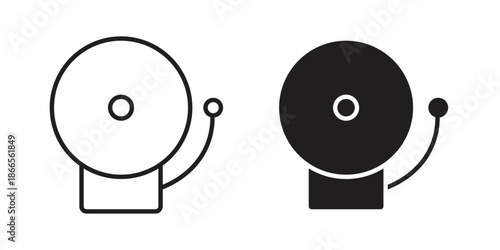 Bell school icons for Graphic Design Projects and web designs