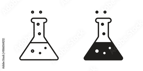 Chemical test icons for Graphic Design Projects and web designs