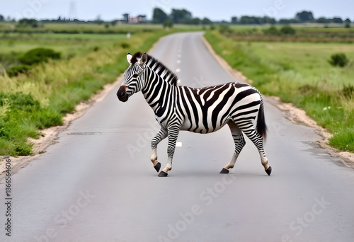 A view of a Zebra Crossing
