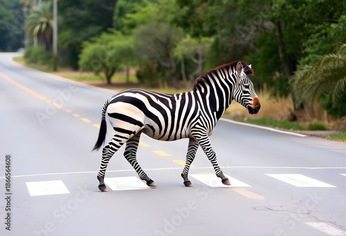 A view of a Zebra Crossing