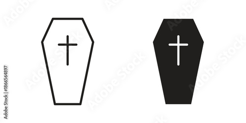 Coffin icons for Graphic Design Projects and web designs