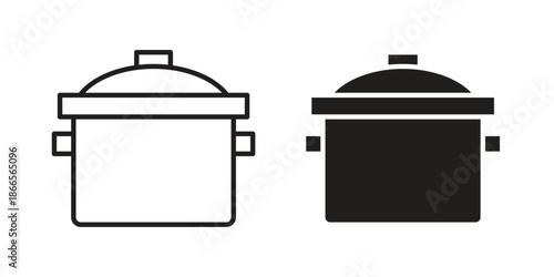 Cooking pot icons for Graphic Design Projects and web designs