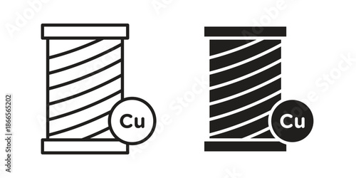 Copper icons for Graphic Design Projects and web designs