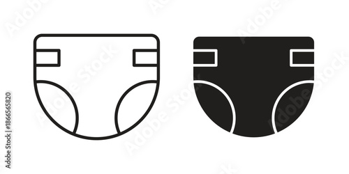 diaper icons for Graphic Design Projects and web designs