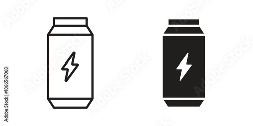 Energy drink icons for Graphic Design Projects and web designs