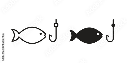 Fishing icons for Graphic Design Projects and web designs