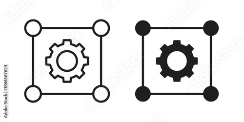 Frameworks icons for Graphic Design Projects and web designs