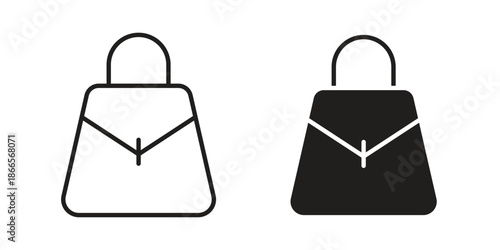 Handbag icons for Graphic Design Projects and web designs