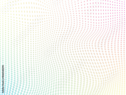 Color halftone corner gradient texture. color for banner, web site, poster, bussines card, visualization big data.Vanishing cartoon polka dot background. Dotted corner gradation pattern. Fading comic.