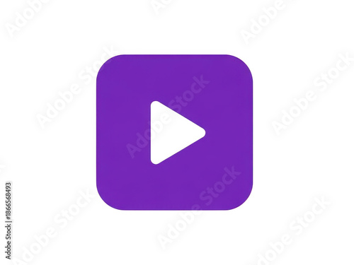 Free Download A vibrant purple square with a white play button symbol in the center. - GFXLoad