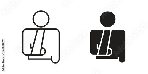 Injury icons for Graphic Design Projects and web designs