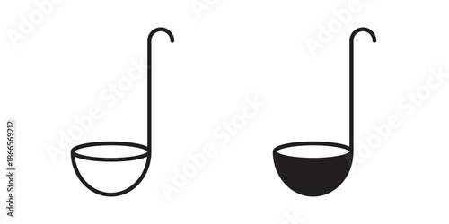 Ladle icons for Graphic Design Projects and web designs