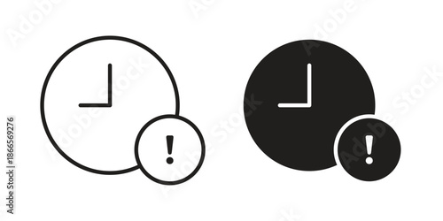 Late icons for Graphic Design Projects and web designs