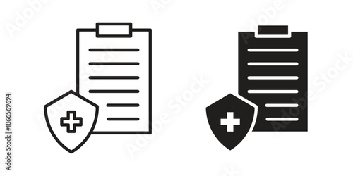 Medical insurance icons for Graphic Design Projects and web designs