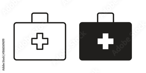 Medical aid kit icons for Graphic Design Projects and web designs