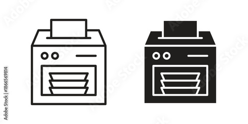 Money counting machine icons for Graphic Design Projects and web designs
