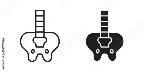 Pelvis icons for Graphic Design Projects and web designs