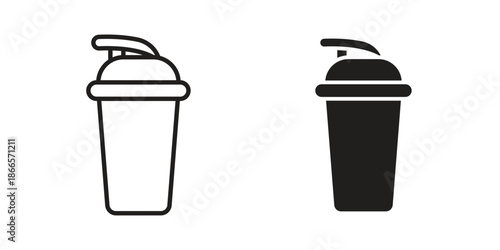 Protein shake icons for Graphic Design Projects and web designs