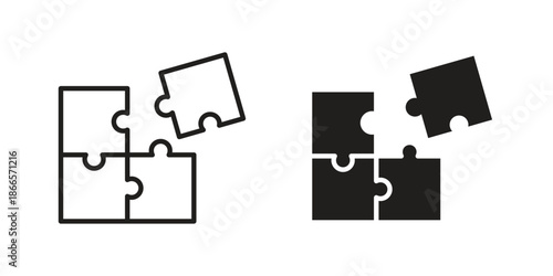 Puzzle icons for Graphic Design Projects and web designs