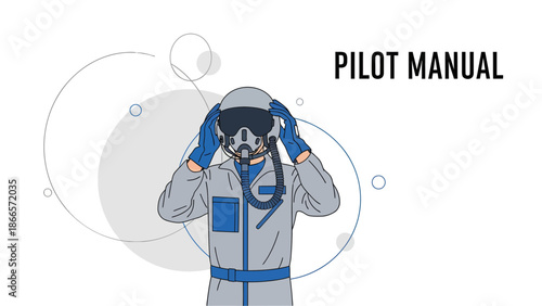 Aerospace Professional Preparing for Flight Mission with Advanced Gear