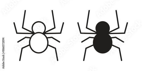 Spider icons for Graphic Design Projects and web designs