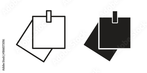 Sticky note icons for Graphic Design Projects and web designs