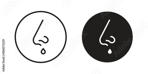 Stuffy nose icons for Graphic Design Projects and web designs