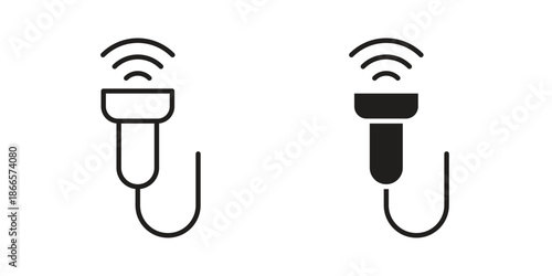 Ultrasound icons for Graphic Design Projects and web designs