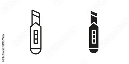 Utility knife icons for Graphic Design Projects and web designs