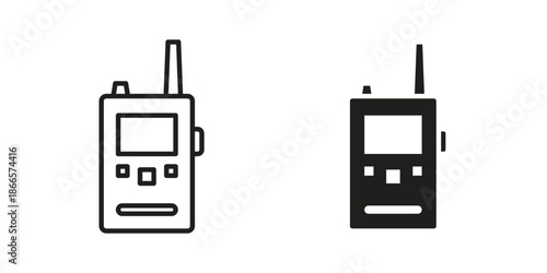 Walkie talkie icons for Graphic Design Projects and web designs