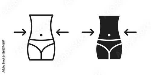 Weight loss icons for Graphic Design Projects and web designs