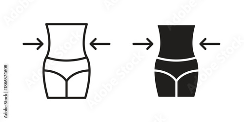 Weight loss icons for Graphic Design Projects and web designs