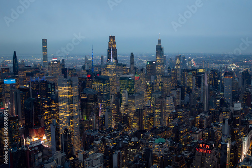 Wallpaper Mural manhattan skyline at night Torontodigital.ca
