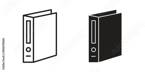 Binder icons or logo isolated sign symbol vector illustration - high quality black style vector icons