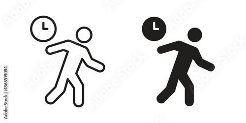 Busy icons or logo isolated sign symbol vector illustration - high quality black style vector icons