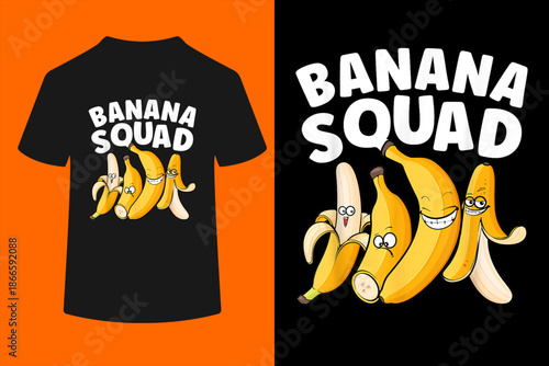 Funny Banana Design for Men Women Kids Fruit Banana Lover T-Shirt
