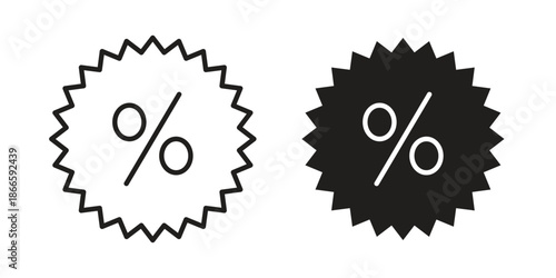 Discount icons or logo isolated sign symbol vector illustration - high quality black style vector icons