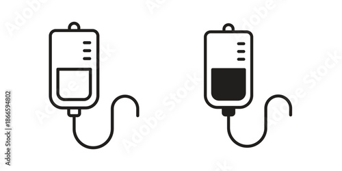 IV bag icons or logo isolated sign symbol vector illustration - high quality black style vector icons