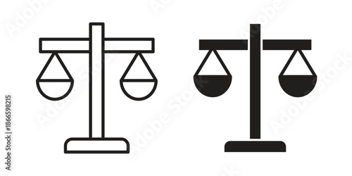 Scale icons or logo isolated sign symbol vector illustration - high quality black style vector icons