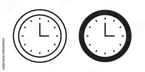 Time icons or logo isolated sign symbol vector illustration - high quality black style vector icons