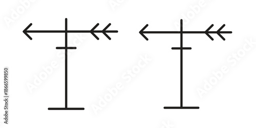 Veleta icons or logo isolated sign symbol vector illustration - high quality black style vector icons