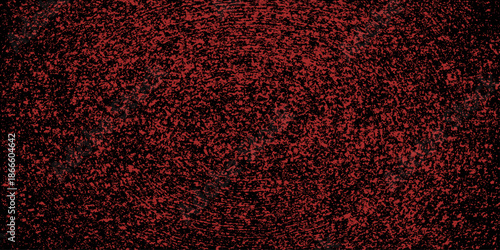 Seamless red and black leather texture design with vintage fabric pattern and grunge textile ornament for a heart blood color wallpaper backdrop