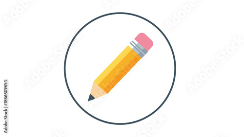 Pencil Icon Writing Drawing Education Creativity Design.