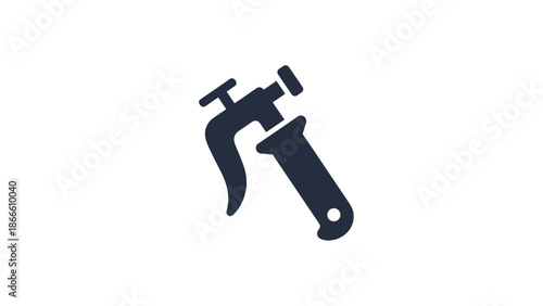 Foam Gun Tool Icon - Construction Insulation DIY.