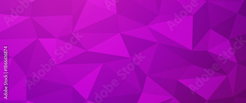Dark Purple vector shining triangular background. Creative geometric illustration in Origami style with gradient. A new texture for your design.